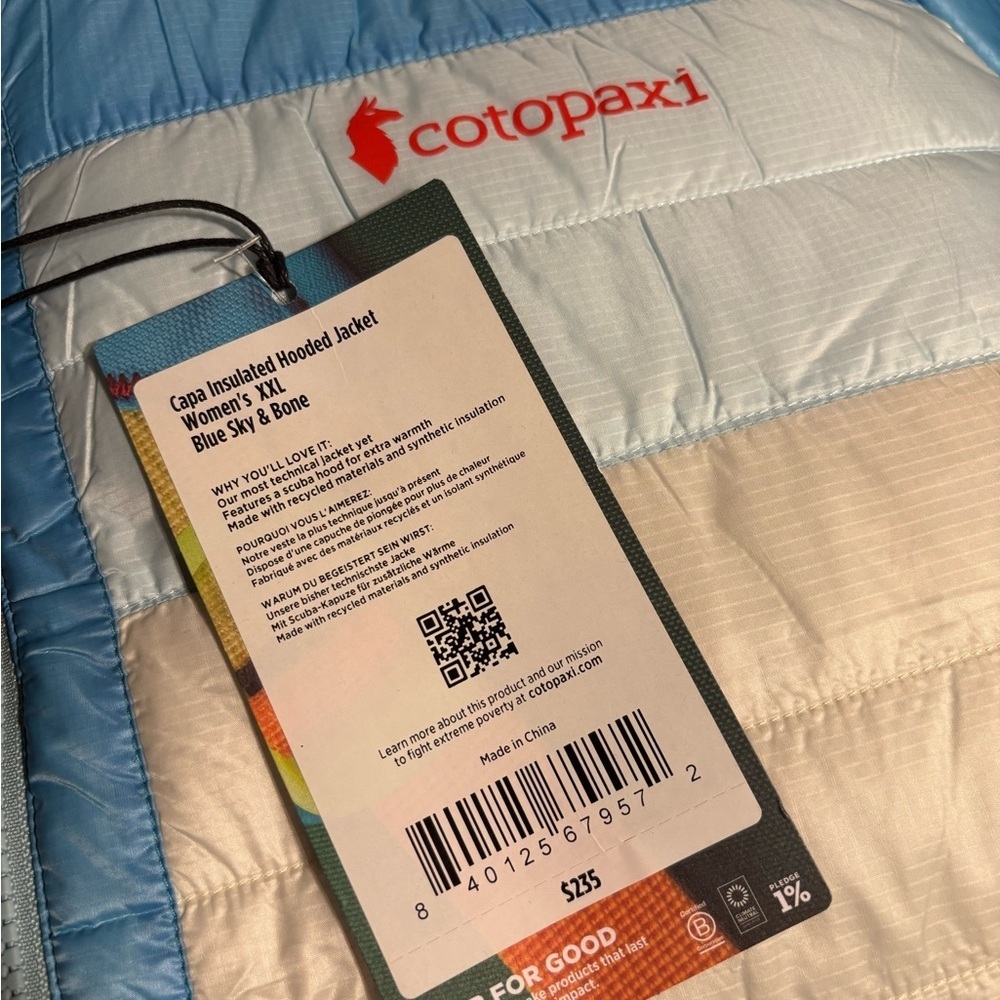 NWT Cotopaxi Capa Insulated Hooded Jacket - Women's - Picture 2 of 5